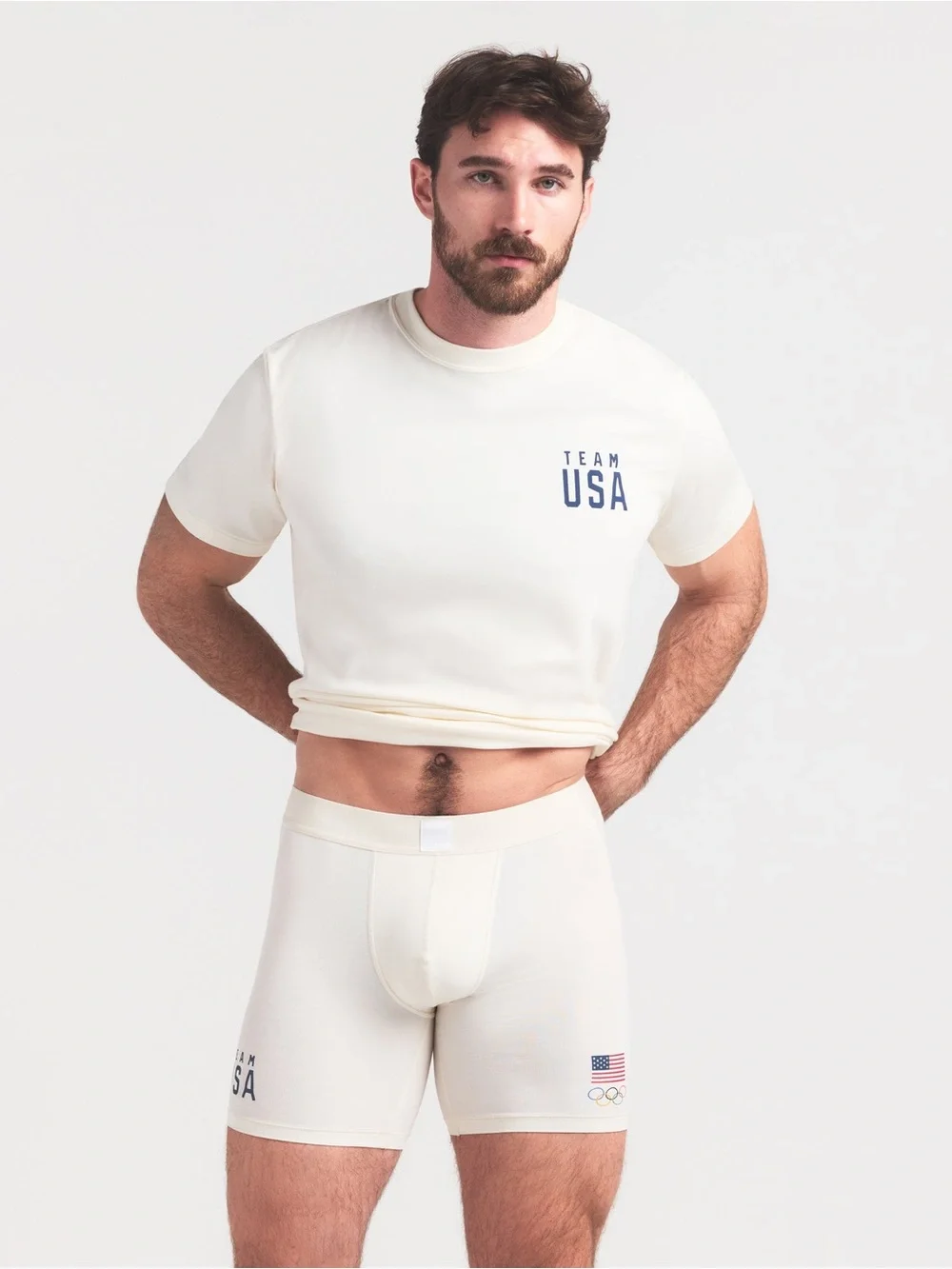 🇺🇸skims Team USA Cotton 5-inch Boxer Briefs •Large•🇺🇸